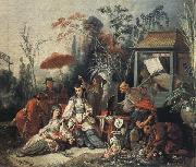 Francois Boucher The Chinese Garden Germany oil painting reproduction